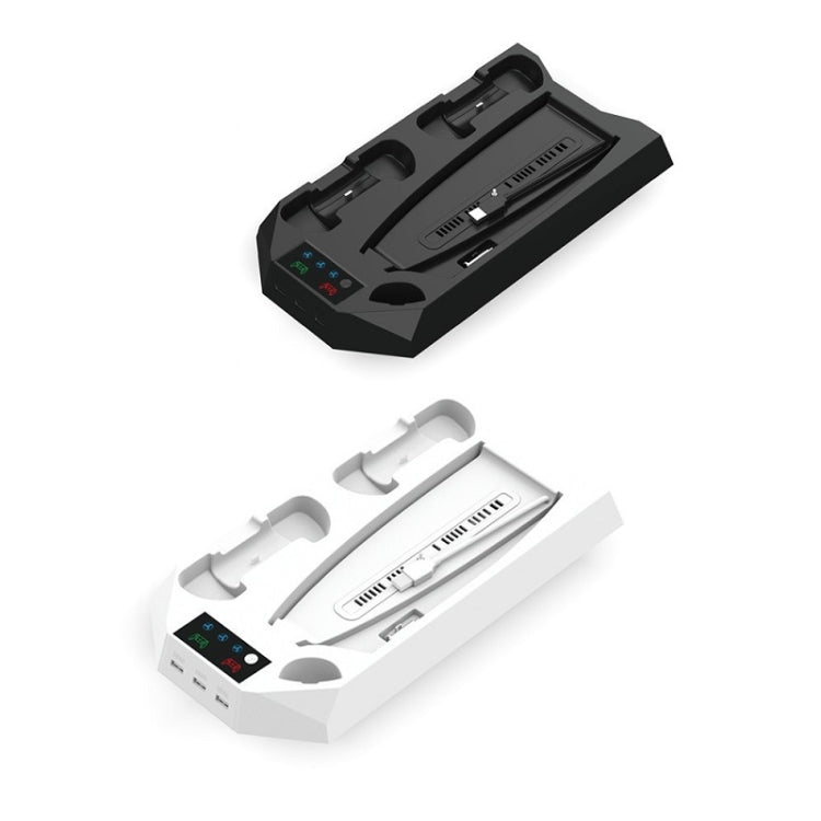 For PS5 DE/UHD 2 In 1 Handheld Console Cooling Stand Fan Base(Black) - Charger & Power by PMC TechLife | Online Shopping South Africa | PMC TechLife