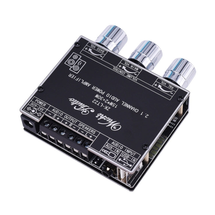 LT22 15W+30W 2.1 Channel TWS Bluetooth Audio Receiver Amplifier Module With Subwoofer - Breadboard / Amplifier Board by PMC TechLife | Online Shopping South Africa | PMC TechLife