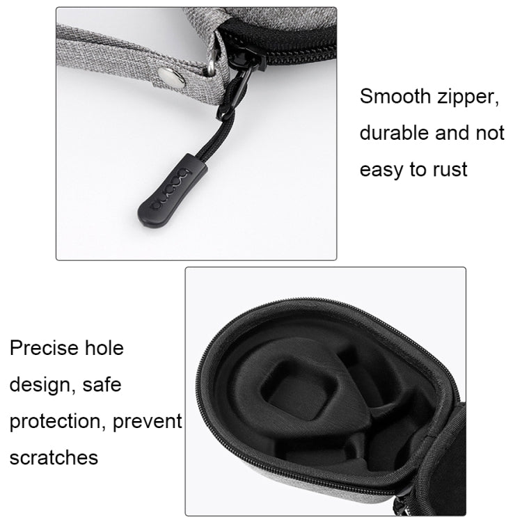 For Aftershokz AS660/AS650 Baona BN-F035 Earphone Anti-pressure and Shock-proof Storage Bag(Grey) - free shipping - PMC TechLife - Order now!
