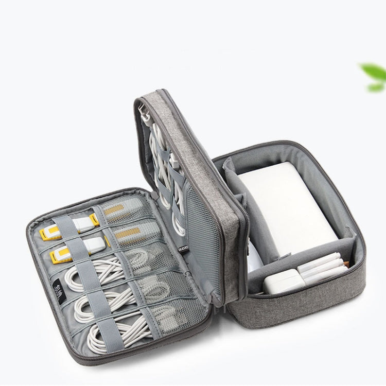 Baona Multifunctional Earphone Data Cable Digital Storage Bag, Spec: Single-layer (Black) - free shipping - PMC TechLife - Order now!