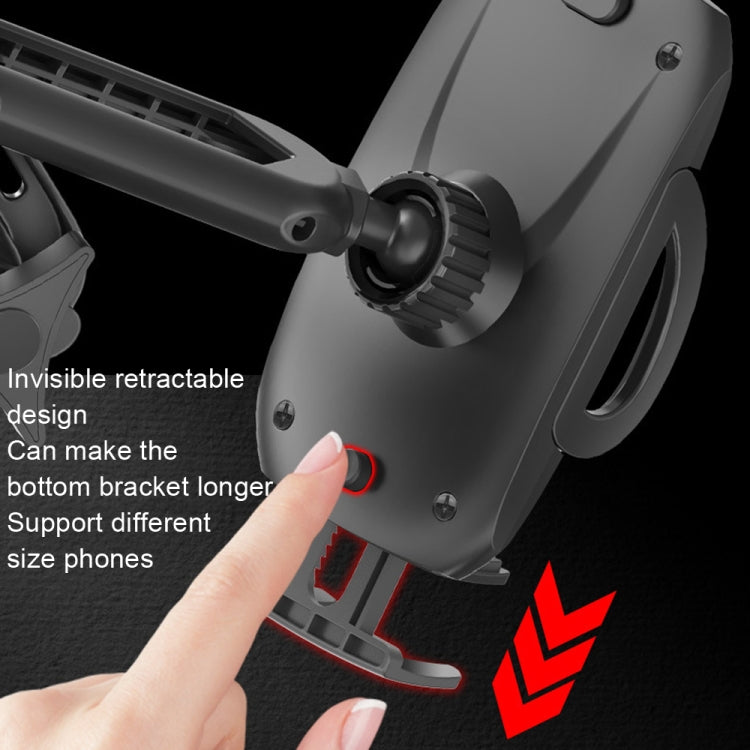 Yesido C111 Double Pole Rotating Telescopic Arm Car Bracket(Black) - free shipping - PMC TechLife - Order now!