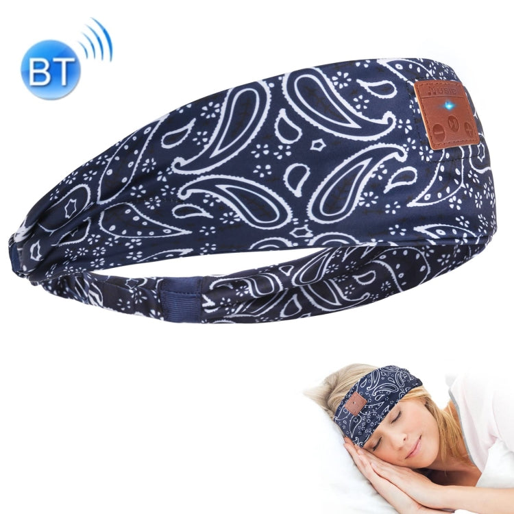Sleep Headphones Wireless Headband for Training Yoga Running Sleeping Meditation(Deep Blue) - Eye Masks by PMC TechLife | Online Shopping South Africa | PMC TechLife