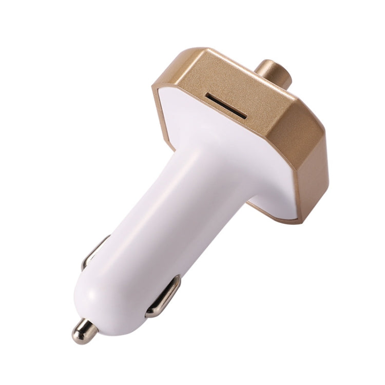 B9 Smart Digital Display Dual USB Bluetooth Car Charger with Hands-free Call Function(Gold) - Car Charger by PMC TechLife | Online Shopping South Africa | PMC TechLife