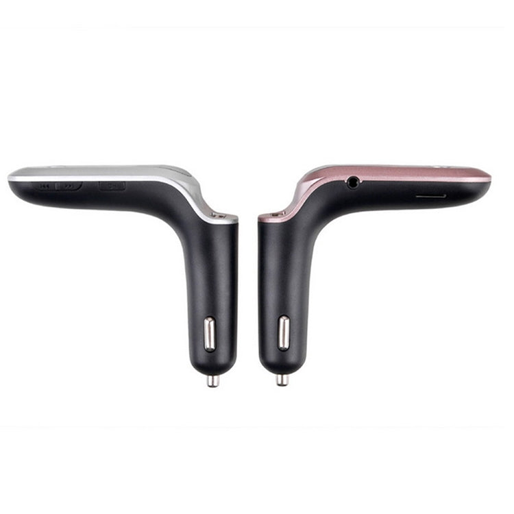 S7 Smart Digital Display Music Player Calling Car Charger, Color: Silver - Bluetooth Car Kits by PMC TechLife | Online Shopping South Africa | PMC TechLife