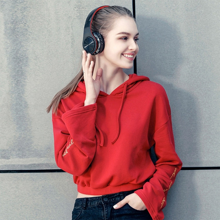 LPT660 Bluetooth Wireless Headset HIFI Stereo Sports Headphones(Black+Orange) - Headset & Headphone by PMC TechLife | Online Shopping South Africa | PMC TechLife