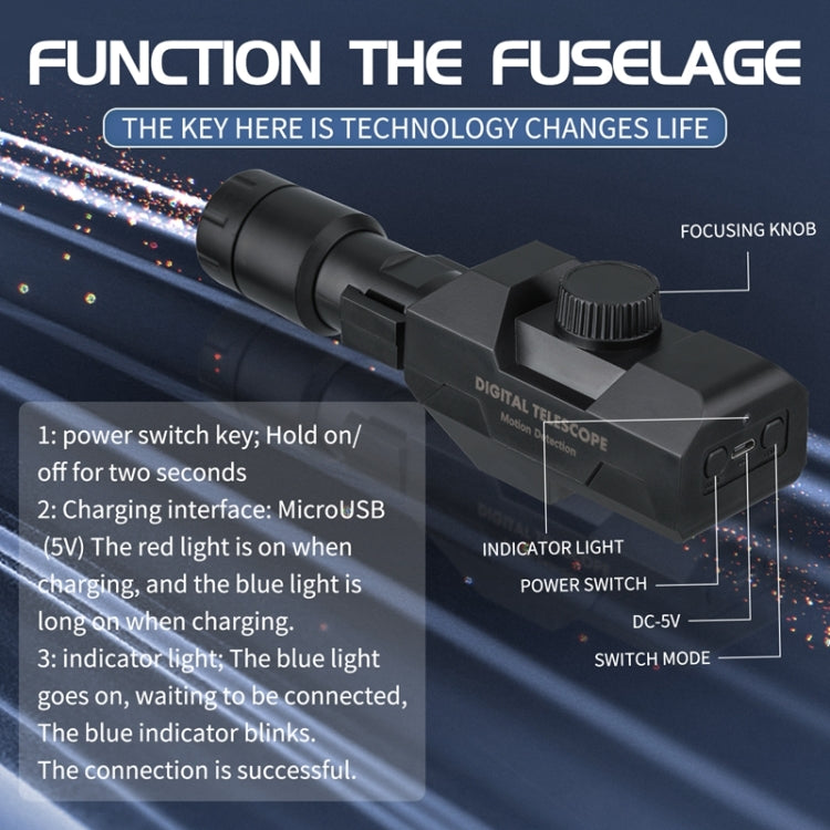 W007 WIFI Digital Telescope 70X Wireless Motion Detection Monitor Monocular With Metal Tripod - free shipping - PMC TechLife - Order now!