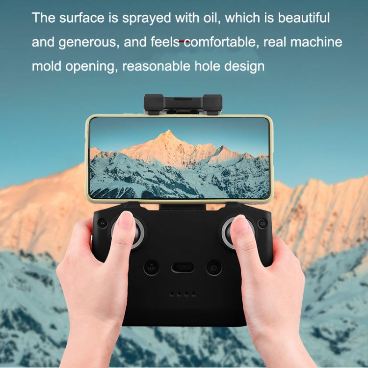 BRDRC DJI-7559 For DJI Mavic 3 / Mini 3 / 3 Pro Remote Control Silicone Protective Cover(Black) - Others by BRDRC | Online Shopping South Africa | PMC TechLife | Buy Now Pay Later Mobicred