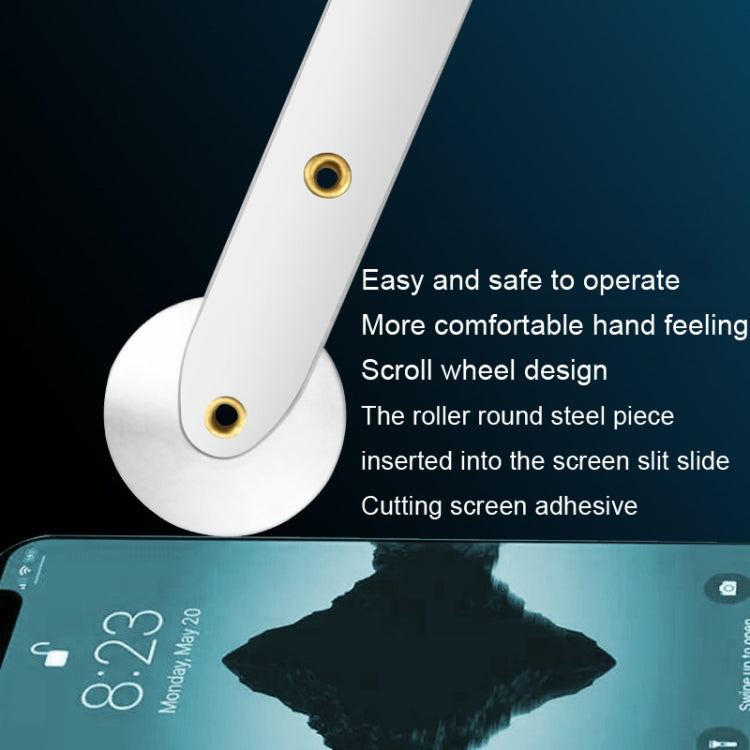 2pcs Roller Type Screen Removal Tool Tablet Phone Notebook Screen Separation Cutting Steel Blade - free shipping - PMC TechLife - Order now!