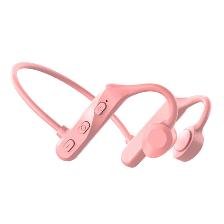 K69 Bluetooth Headset Sound Conduction Binoconic Business Sports Earphone(Pink) - Sport Earphone by PMC TechLife | Online Shopping South Africa | PMC TechLife