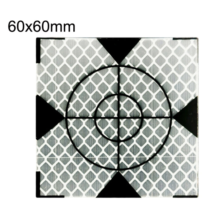 FP001 Diamond Tunnel Mapping Reflective Sticker Monitoring Measurement Point Sticker, Size: 60x60mm With Triangle - free shipping - PMC TechLife - Order now!