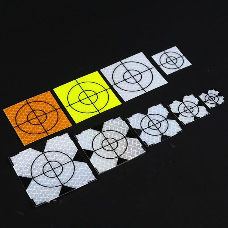 FP001 Diamond Tunnel Mapping Reflective Sticker Monitoring Measurement Point Sticker, Size: 60x60mm With Triangle - free shipping - PMC TechLife - Order now!