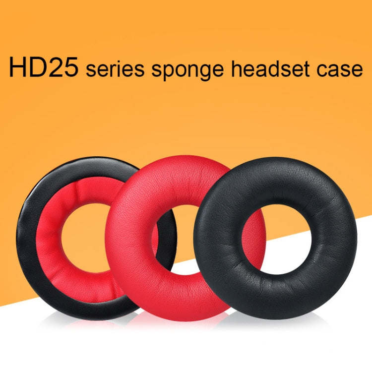 1pair Headset Sponge Cover for Sennheiser HD25-1II/25/25SP/25SP-II, Color: Yellow - Earmuff & Pad by PMC TechLife | Online Shopping South Africa | PMC TechLife
