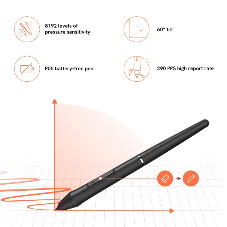 VEIKK VO1060 Digital Drawing Board Handwriting Board With Passive Wireless Pen - free shipping - PMC TechLife - Order now!