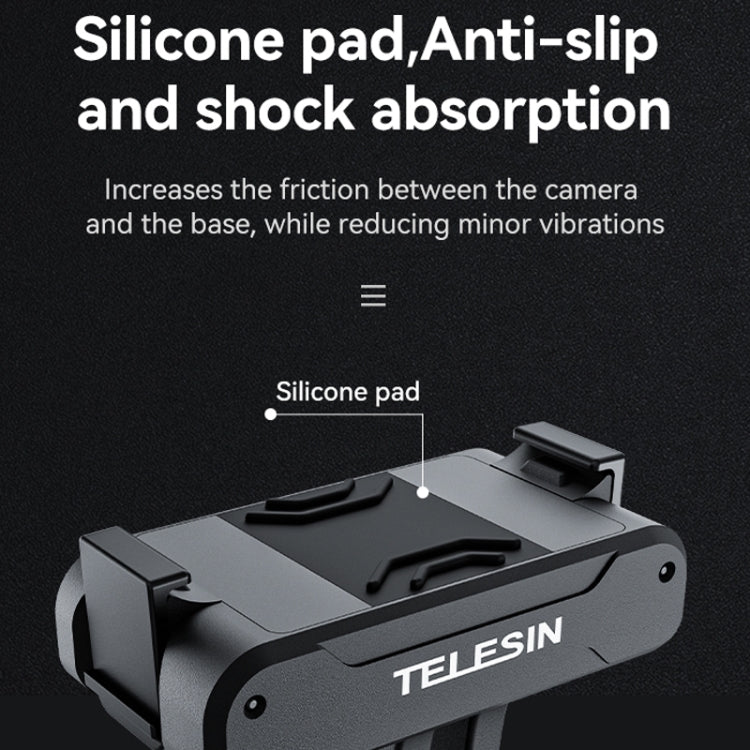 For DJI OSMO Action 3 TELESIN Magnetic Two Claw Adapter Action Camera Accessories - free shipping - PMC TechLife - Order now!