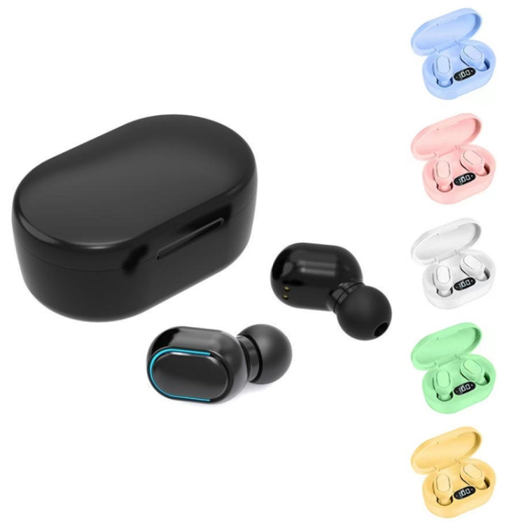 E7s Digital Sports Waterproof TWS Bluetooth 5.0 In-Ear Headphones(Green) - TWS Earphone by PMC TechLife | Online Shopping South Africa | PMC TechLife
