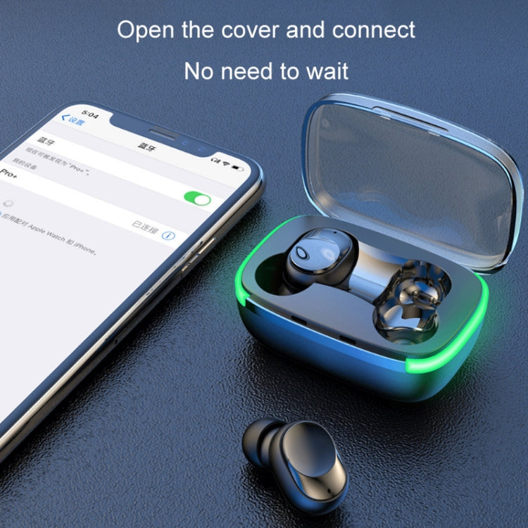 Y60 TWS5.1 Sports Gaming In-Ear Wireless Bluetooth Headphones with Breathing Light - TWS Earphone by PMC TechLife | Online Shopping South Africa | PMC TechLife