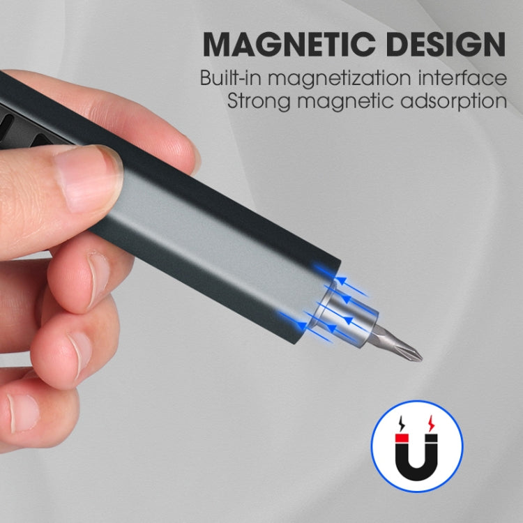 11 In 1 Rechargeable Mini Electric Screwdriver Set With 3LED Lighting - Screwdriver Set by PMC TechLife | Online Shopping South Africa | PMC TechLife | Buy Now Pay Later Mobicred