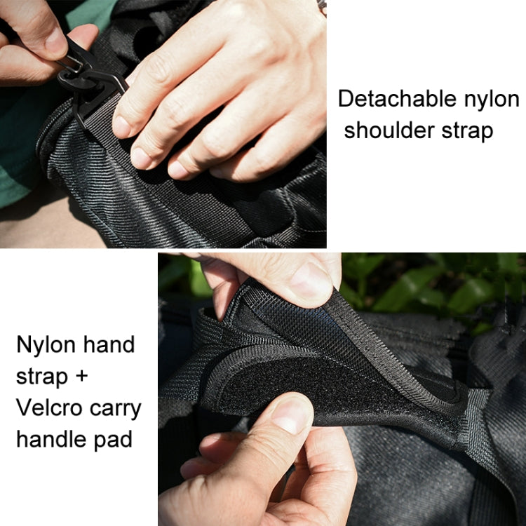 For Sony SRS-XB43 Speaker Carrying Bag Travel Storage Bag Crossbody Bag(Black) - Protective Case by PMC TechLife | Online Shopping South Africa | PMC TechLife