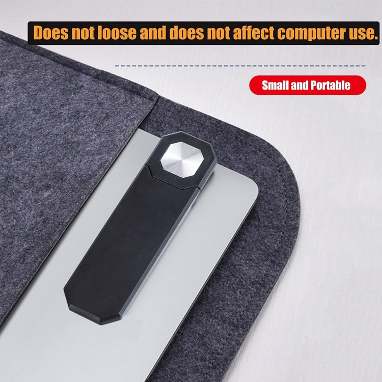 Laptop Telescopic Magnetic Phone Holder Expansion Phone Stand Car Screen Side Phone Mount(Deep Gray) - Hand-Sticking Bracket by PMC TechLife | Online Shopping South Africa | PMC TechLife