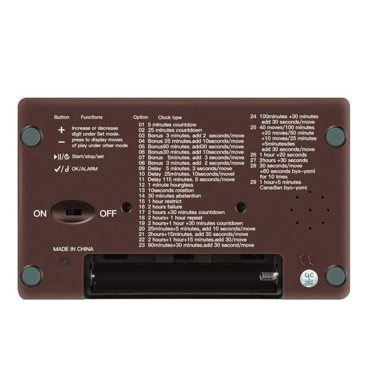 LEAP PQ9903A Chess Clock International Chess Go Clock - free shipping - PMC TechLife - Order now!