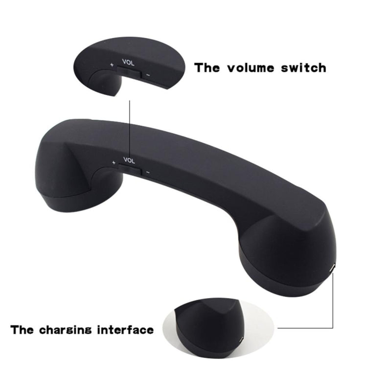 Bluetooth Wireless Connection Retro Microphone External Mobile Phone Handset(Red) - Bluetooth Earphone by PMC TechLife | Online Shopping South Africa | PMC TechLife