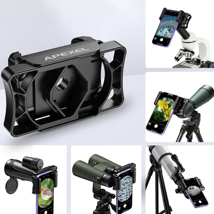 APEXEL APL-F002 Dual Monocular Bird Watching Camera Universal Eyepiece Connector Phone Accessories(Black) - free shipping - PMC TechLife - Order now!