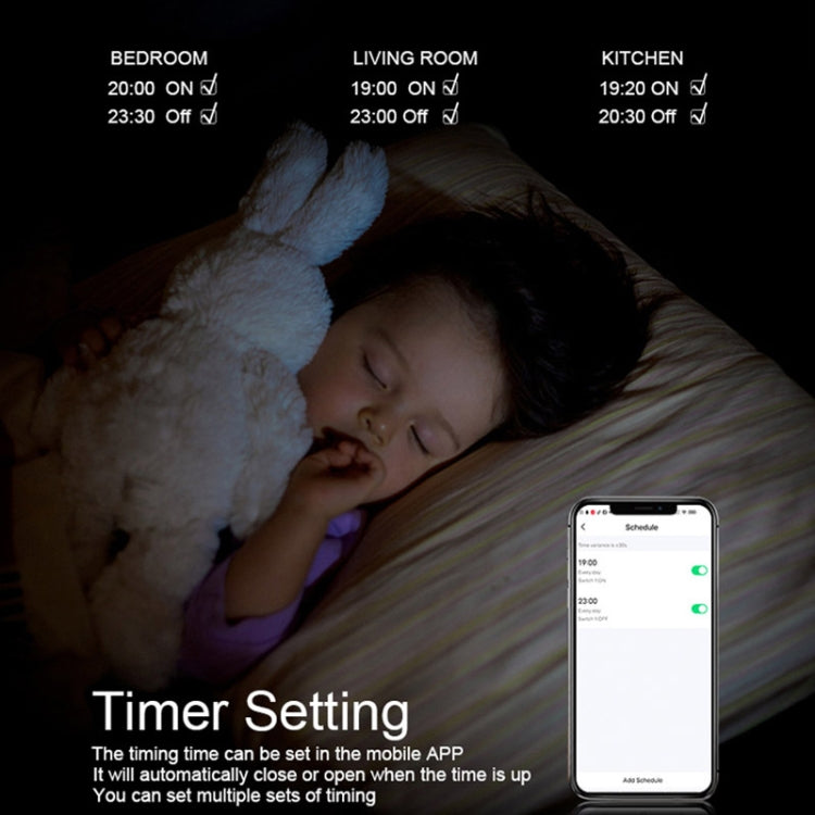 Tuya ZigBee Zero Firewire Touch Wall Remote Control Switch Light Control Voice Switch EU Plug, Style: 1 Gang (Black) - Smart Switch by PMC TechLife | Online Shopping South Africa | PMC TechLife