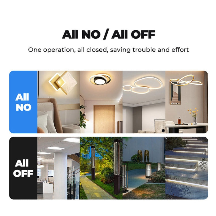 Tuya ZigBee Zero Firewire Touch Wall Remote Control Switch Light Control Voice Switch EU Plug, Style: 3 Gang (Black) - Smart Switch by PMC TechLife | Online Shopping South Africa | PMC TechLife