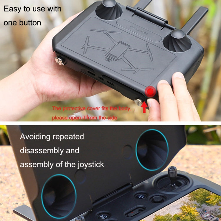 Sunnylife YK558 With Screen Remote Control Shielding Protection Cover For DJI Mini 3 / 3 Pro / Mavic 3 / RC Pro(Black) - Other by Sunnylife | Online Shopping South Africa | PMC TechLife | Buy Now Pay Later Mobicred