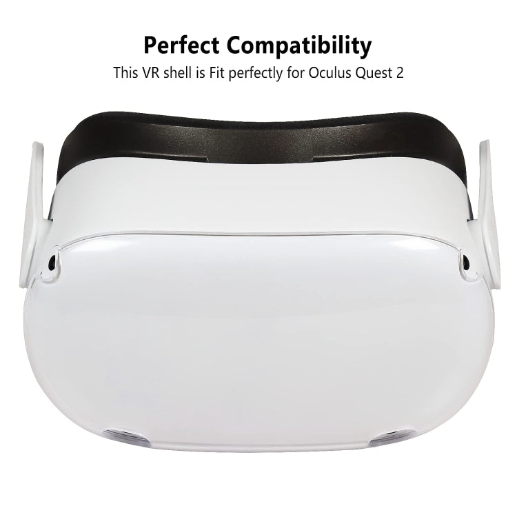 For Oculus Quest 2 VR Front Cover Protective Face Shell(Transparent) -  by PMC TechLife | Online Shopping South Africa | PMC TechLife