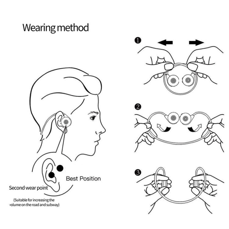 M1S Bone Conduction Stereo Vibrator Speaker Bluetooth Earphones(Pink) - Bluetooth Earphone by PMC TechLife | Online Shopping South Africa | PMC TechLife