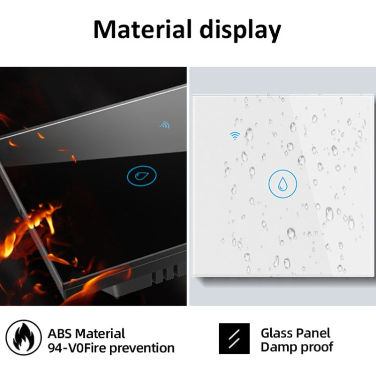 Tuya ZigBee 40A Smart High Power Water Heater Light Air Conditioner Switch Time Voice Remote Control(Black) - Smart Switch by PMC TechLife | Online Shopping South Africa | PMC TechLife