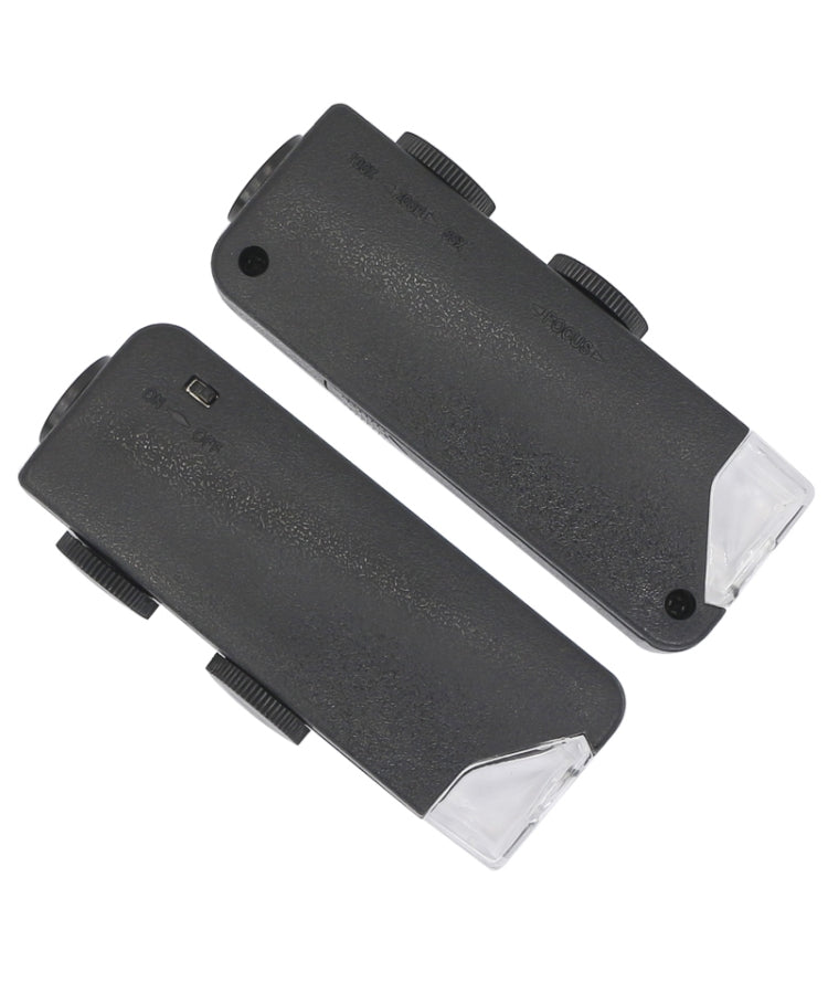 MG10081-1 60-100X Adjustable Focus Magnifier LED Light Pocket Microscope - Digital Microscope by PMC TechLife | Online Shopping South Africa | PMC TechLife