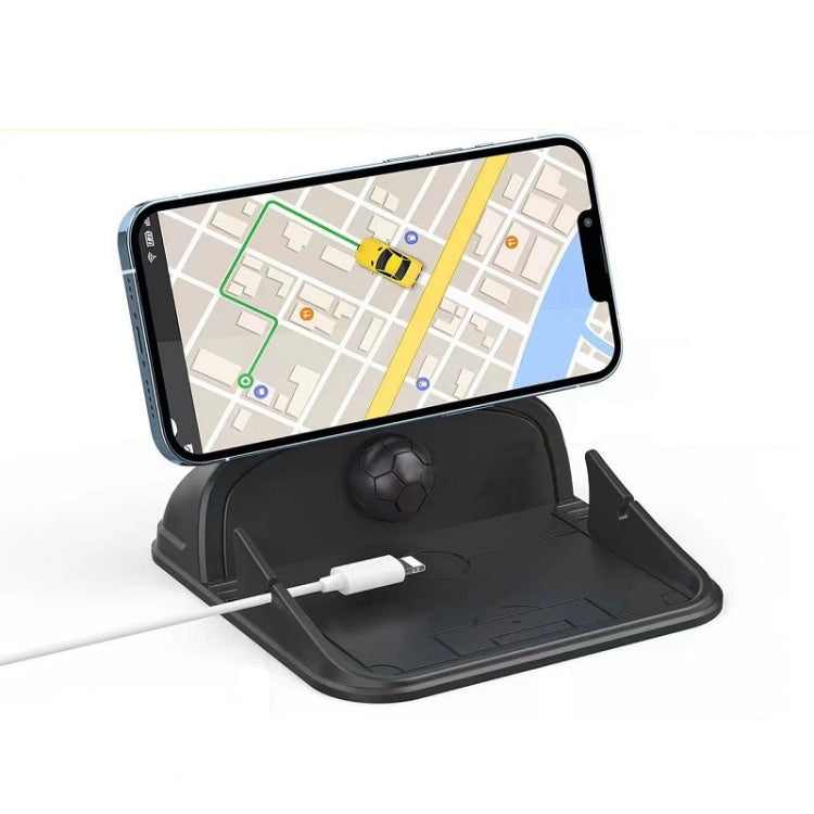 Vehicle Dashboard Mobile Phone Navigation Silicone Bracket(Black) - Car Holders by PMC TechLife | Online Shopping South Africa | PMC TechLife