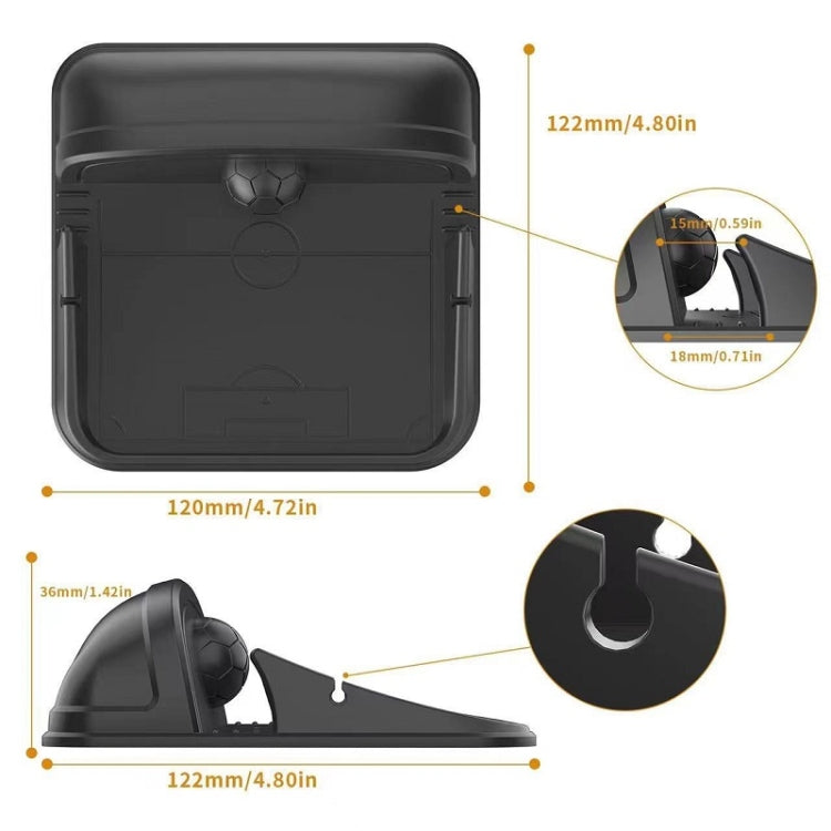 Vehicle Dashboard Mobile Phone Navigation Silicone Bracket(Black) - Car Holders by PMC TechLife | Online Shopping South Africa | PMC TechLife