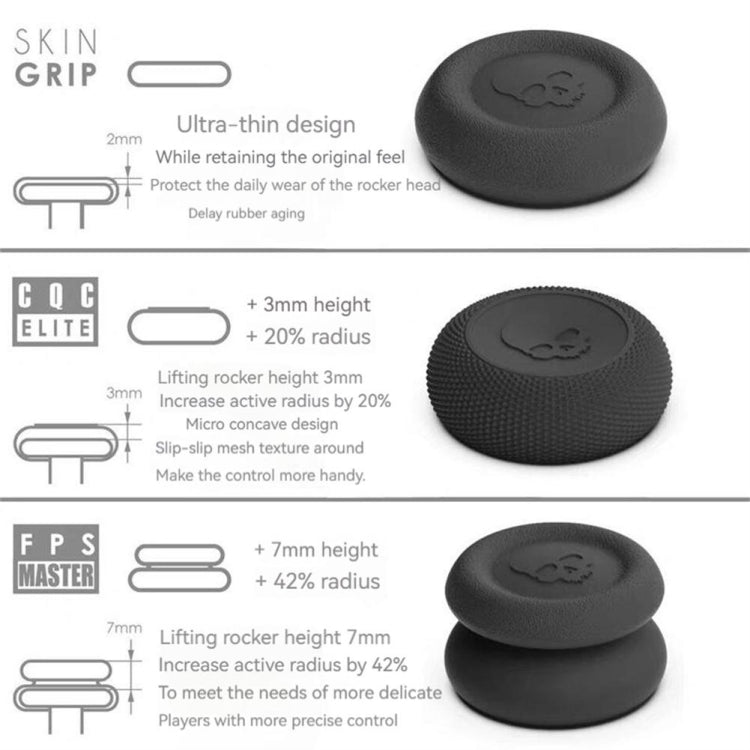 For XBOX ONE Handle Rocker Cap Set Gamepad Anti-slip Combination Button Cap(Black) - Cases by PMC TechLife | Online Shopping South Africa | PMC TechLife