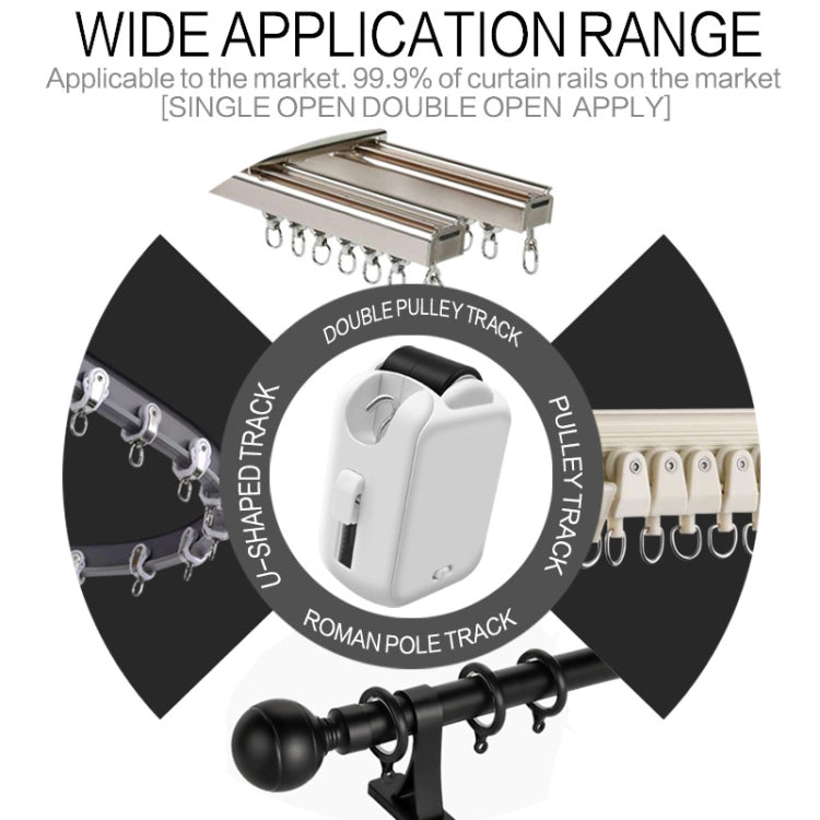 X101 Smart Home Automatic Curtain Machine With RC, Style: Track Model Single Host - Home Automation Modules by PMC TechLife | Online Shopping South Africa | PMC TechLife