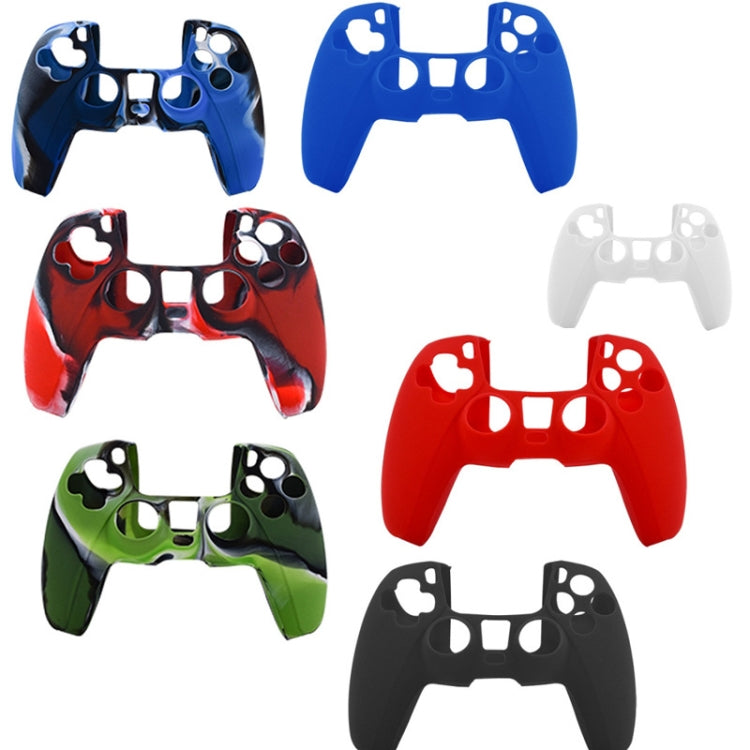 For PS5 Controller Silicone Case Protective Cover, Product color: Camouflage Red - Cases by PMC TechLife | Online Shopping South Africa | PMC TechLife