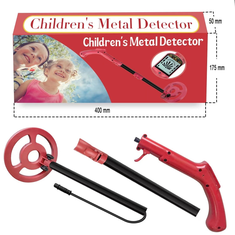 Goint MD3006 Metal Detector Outdoor Treasure Hunter Toys Children Science Detector(Red) - free shipping - PMC TechLife - Order now!