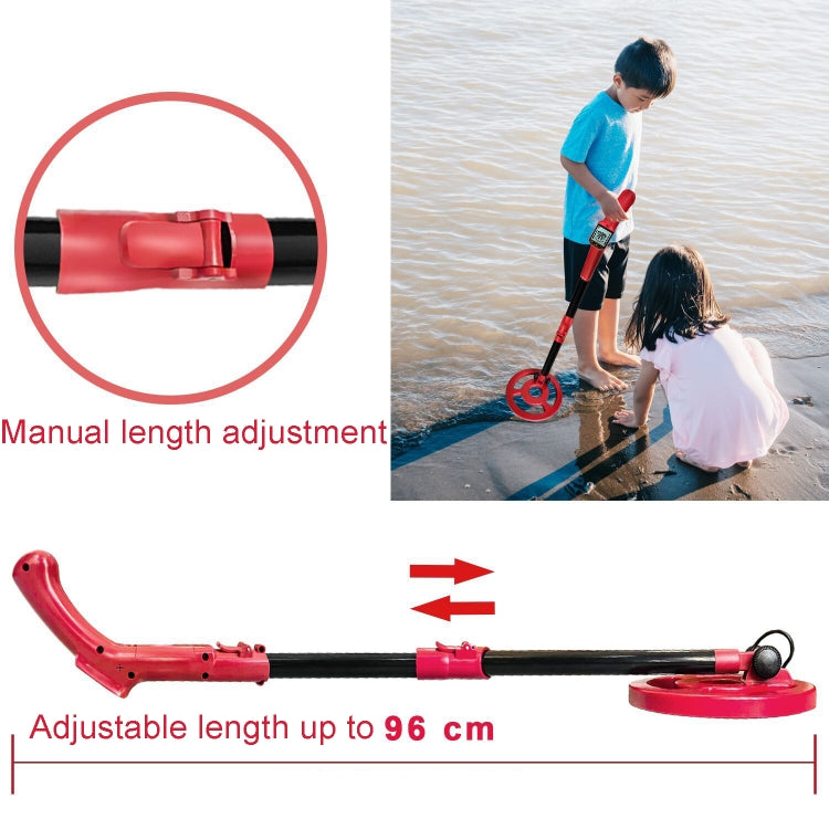 Goint MD3006 Metal Detector Outdoor Treasure Hunter Toys Children Science Detector(Red) - free shipping - PMC TechLife - Order now!