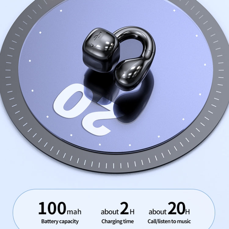 M10 IPX5 Waterproof Ear Clip Bluetooth Earphones, Style: Single Skin Color - Bluetooth Earphone by PMC TechLife | Online Shopping South Africa | PMC TechLife