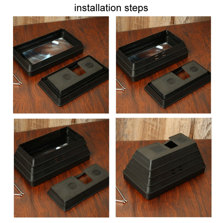 Retro TV Mobile Phone Screen Video Amplifier Mobile Phone Holder(Orange) - Screen Magnifier by PMC TechLife | Online Shopping South Africa | PMC TechLife