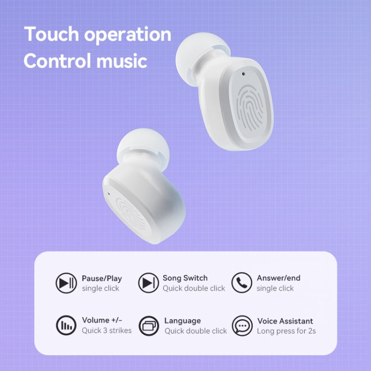 With Charging Bin Stereo Wireless Bluetooth Earphones, Style: BY18 Digital Display Black - Bluetooth Earphone by PMC TechLife | Online Shopping South Africa | PMC TechLife
