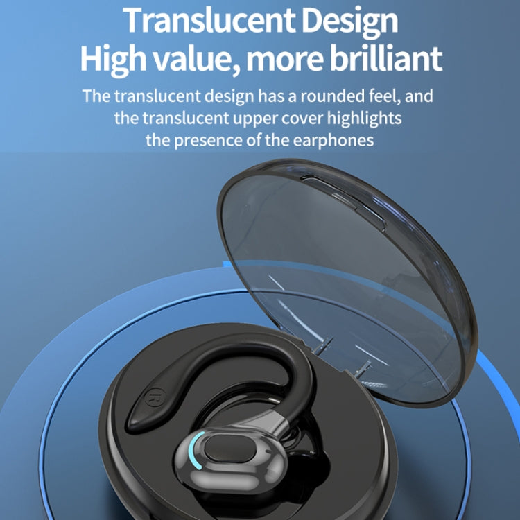 F8 Hanging Ear Stereo Wireless Bluetooth Earphones With Charging Bin(Green Single Ear) - Bluetooth Earphone by PMC TechLife | Online Shopping South Africa | PMC TechLife