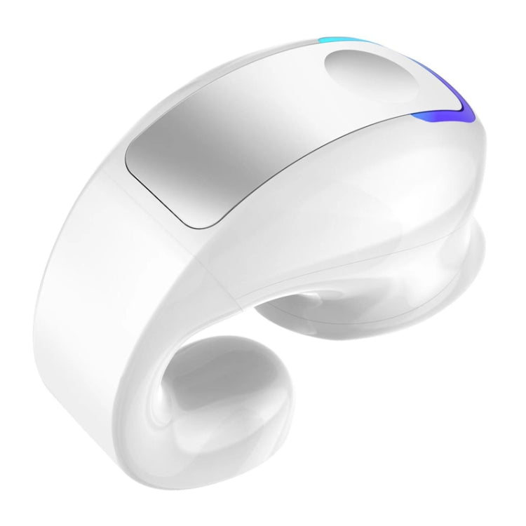 GD28 IPX4 Waterproof Single-ear Lightweight Clip Ear Bluetooth Earphone(White) - Bluetooth Earphone by PMC TechLife | Online Shopping South Africa | PMC TechLife