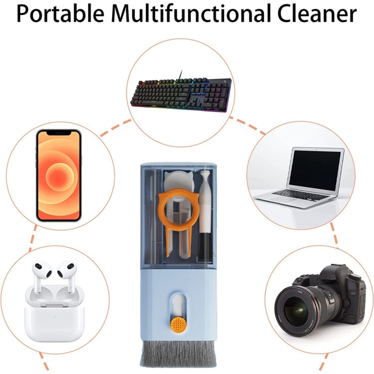 Q6S 10-in-1 Bluetooth Headphone Cleaning Pen Mobile Computer Keyboard Screen Digital Camera Cleaning Kit(Black) - Other Accessories by PMC TechLife | Online Shopping South Africa | PMC TechLife