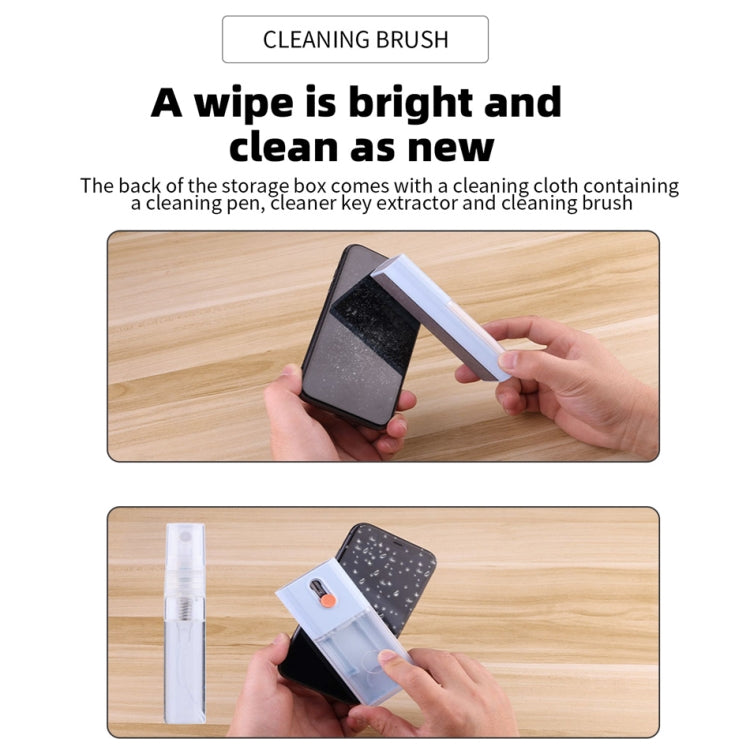 Q6S 10-in-1 Bluetooth Headphone Cleaning Pen Mobile Computer Keyboard Screen Digital Camera Cleaning Kit(Blue) - Other Accessories by PMC TechLife | Online Shopping South Africa | PMC TechLife