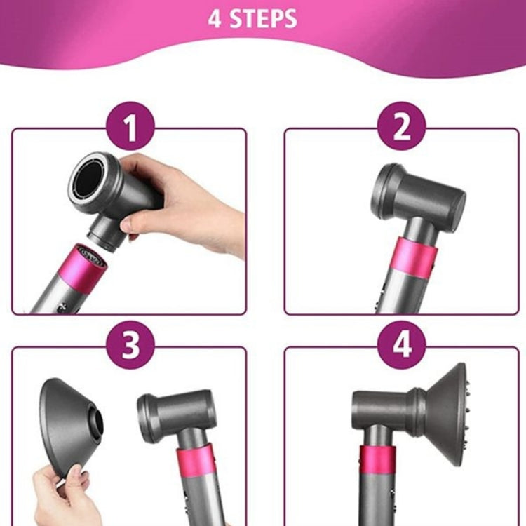 For Dyson Hair Dryer Airwarp Diffusion Nozzle Attachment Replacement Accessories With Adapter - free shipping - PMC TechLife - Order now!