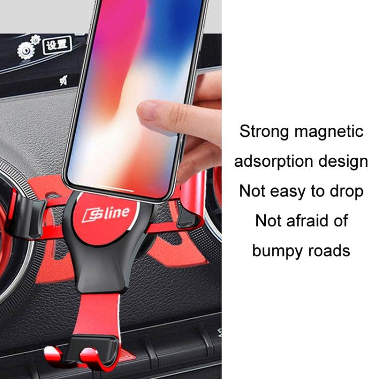 For Audi Car Strong Magnetic Phone Holder(Q2L Stand 1 Silver) - Special Car Holders by PMC TechLife | Online Shopping South Africa | PMC TechLife | Buy Now Pay Later Mobicred