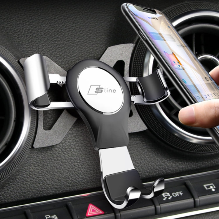 For Audi Car Strong Magnetic Phone Holder(Q2L Stand 1 Silver) - Special Car Holders by PMC TechLife | Online Shopping South Africa | PMC TechLife | Buy Now Pay Later Mobicred